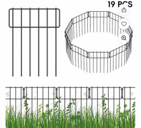 19 Pack garden Fence 17in(H) x 20.6Ft(L)