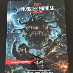 Dungeons & Dragons D&D "Monster Manual" (HC, 5th Ed. (5E), 2014)