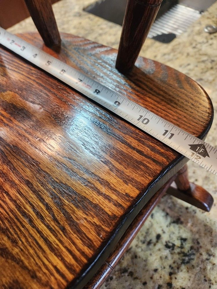 Solid Oak Kids Rocker