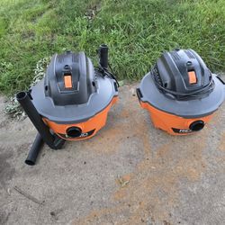 2 Shop Vacs For Parts