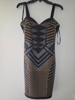 Rhinestone formal dress size 8