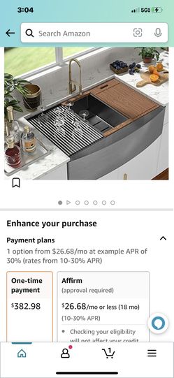 33” Farmhouse Sink Stainless Steel