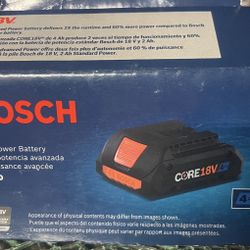 🔋 Bosch 18V CORE18V Lithium-Ion 4.0Ah Advanced Power Battery – New in Box