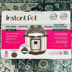Instant Pot Duo Crisp + Air Fryer — ORIG $244.78 — BRAND NEW IN ORIGINAL SEALED BOX
