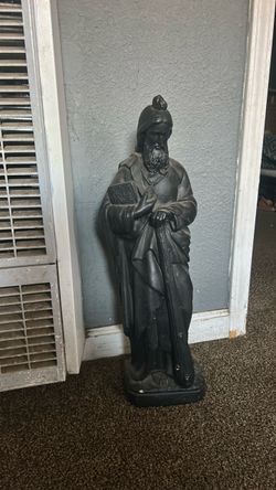 Black Religious Saint Figurine Statue