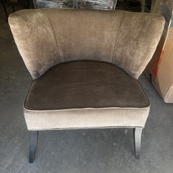 Brown Accent Chair With Metal Studs $50