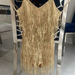 Gold dancing short