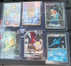Single none graded Pokemon cards
