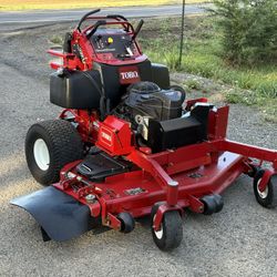 Toro GrandStand 60” Commercial Stand on Mower Dual Hydro Kawasaki FS Engine