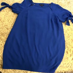 Banana Republic Blue Tie Dress