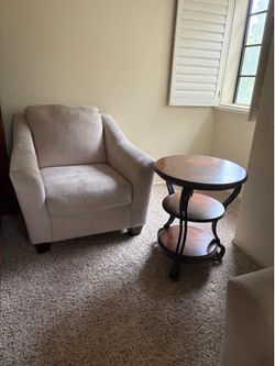 2 chairs and a table