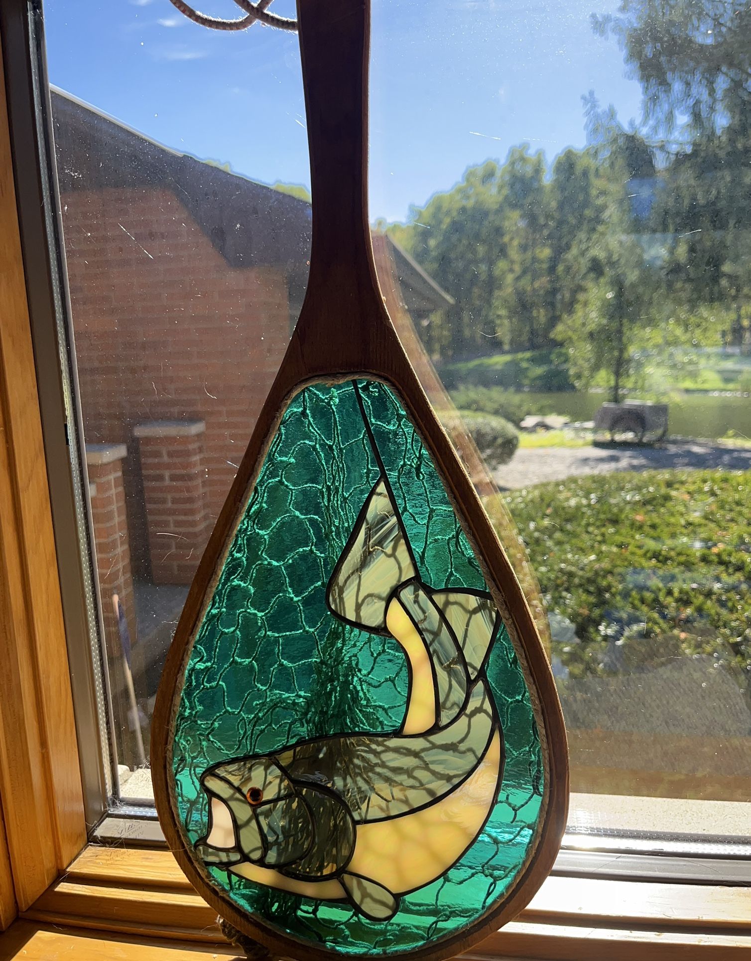 Fishing Net With Stained Glass