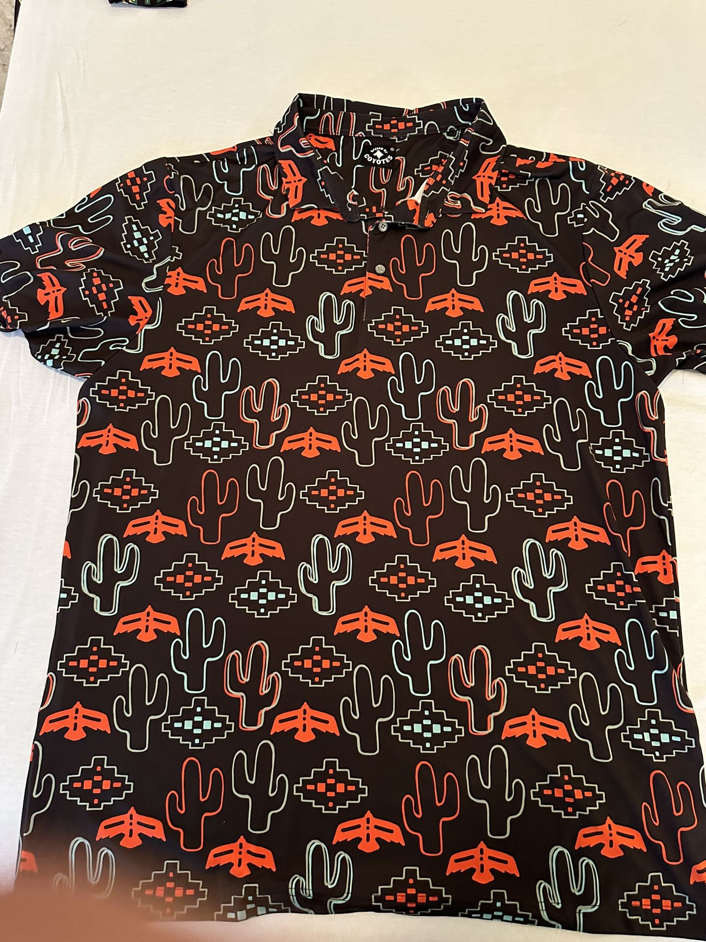 Raised By Coyotes Desert Cactus Nights XL