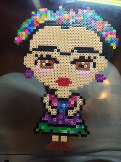 Freda Kahlo Perler Beads