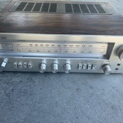 Concept Stereo Receiver AM/FM 🎵📻 2.0 Channel 20W - Brown Silver
