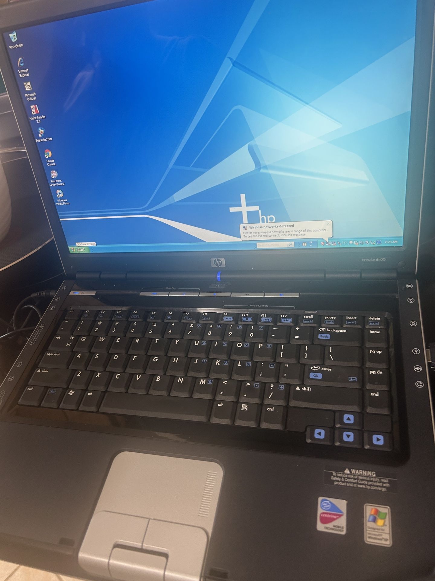 HP Pavilion Lap Top 17” Screen