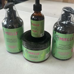 Mielle,Rosemary Shampoo,Conditioner,Oil ,Hair Masque 