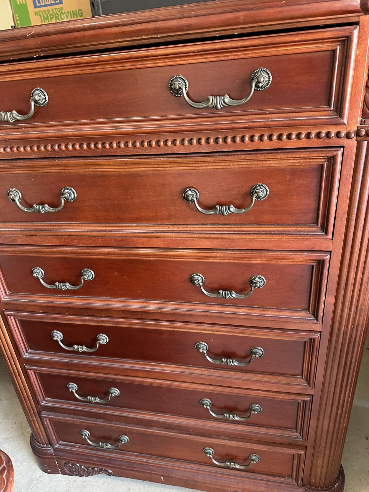 Solid cherry Bedroom Set
