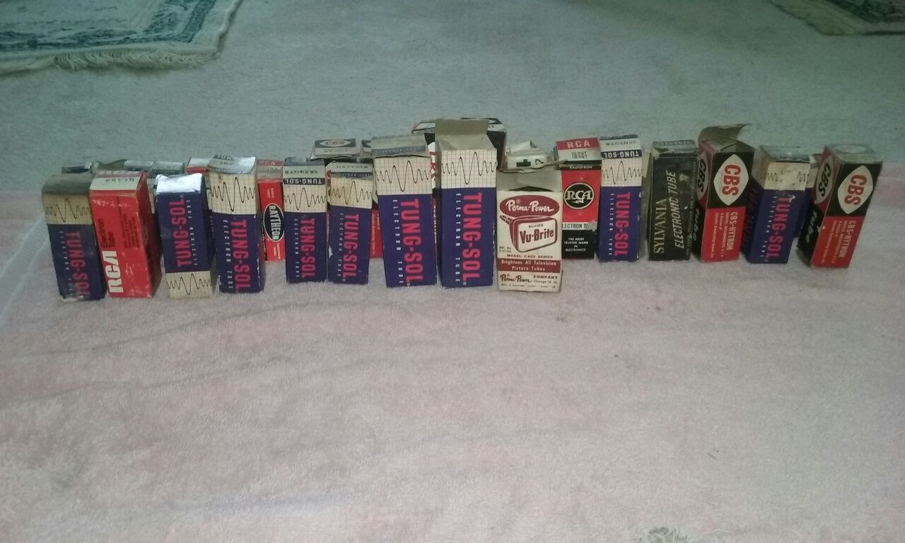 New, Vintage TV & RADIO TUBE'S Never Used☆☆☆