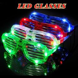 12 Pcs LED Light Up Glasses