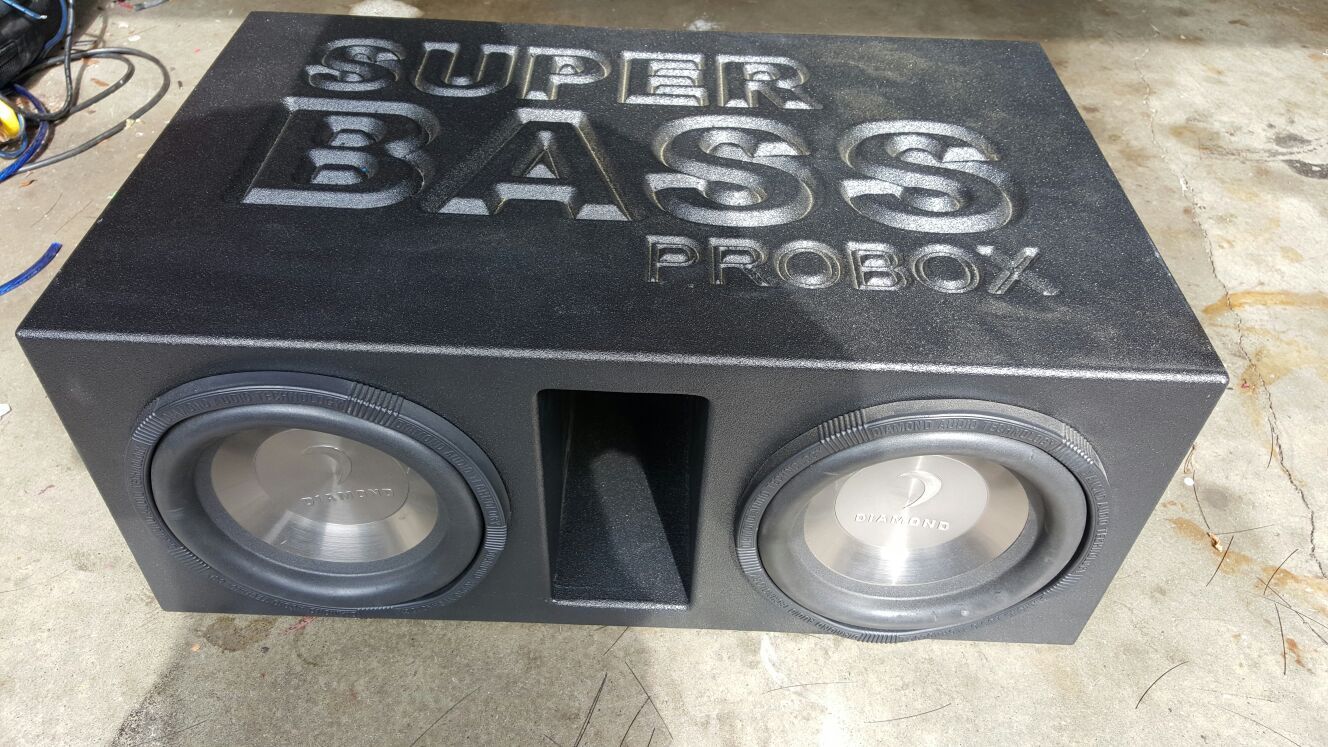 Diamond audio 10" in a SUPER BASS PROBOX