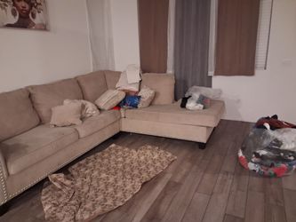 Beige Sectional Sofa