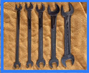 Snap on 5 pc low torque slimline wrench set 7/16”-1”