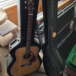 Yamaha Guitar And Case .