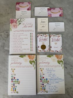 Bridal Shower Games