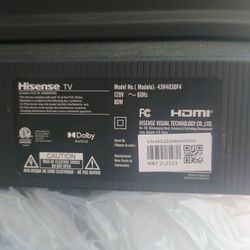 SmartTV Hisense Roku 43'