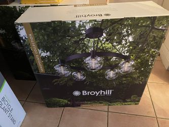 2- NEW Broyhill Led, Edison Bulb Chandelier $100 For Pair  