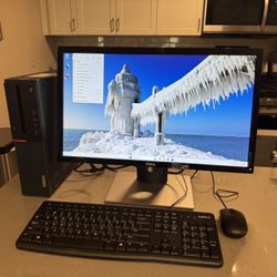 Complete computer system Windows 11 pro 24 inch monitor WiFi ssd 