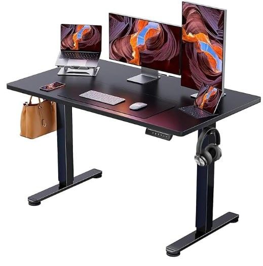 Electric Standing Desk – 48” × 24”, Adjustable Height, Memory Settings – Excellent Condition – $120