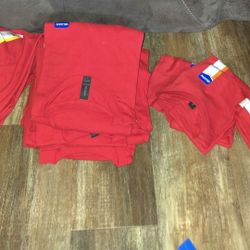 Red Sleeveless Shirts 