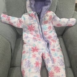 Toddler Girl Snow Suit 9-12M 