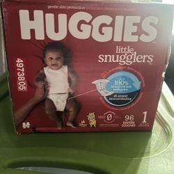 Huggies Size 1 Diapers 