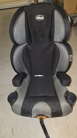 Chicco KidFit 2-in-1 Belt-Positioning Booster Seat (Grey/Black) – Good Thru 12/2028