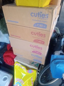 Cuties Diapers Size 7 Brand New