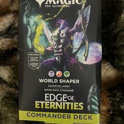 Magic The Gathering Edge Of Eternities Commander Deck World Shaper 