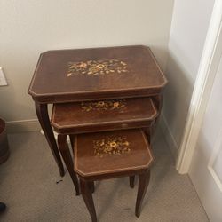 Antique nesting Tables