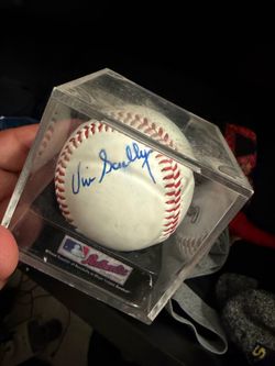 Signed Vin Scully Baseball MLB Rawlings