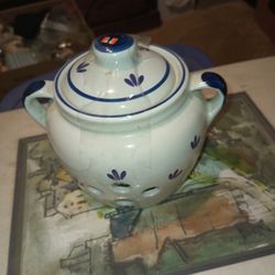 Crock Potpourri Candle Holder