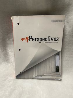 My Perspectives American Literature Volume One Textbook paperback book