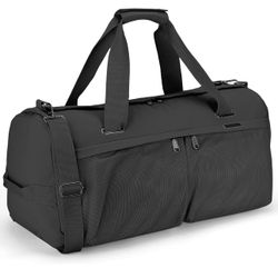 NEW Travel Duffle Weekender Carry on Overnight Bag Gym Duffel Bag w/ Shoe Compartment Women Men $15 (Retail $40)