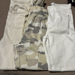 Women’s clothing, pants and sweaters