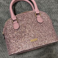 Aldo Pink Glitter Handbag – Crossbody Strap – Brand New