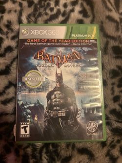 Batman Arkham Asylum GOTY Xbox 360