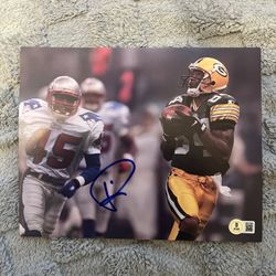Andre Rison Green Bay Packers Signed Autographed Photo 8x10 Beckett Witnessed