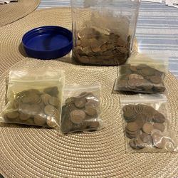 Approximately 850 Wheat Cents Many Better Dates 