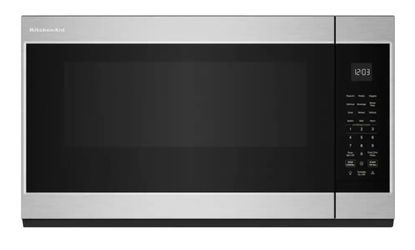 KitchenAid 30 in. 1.9 cu.ft. Over the Range Microwave Hood Combination with Auto Functions New Scratch and Dent